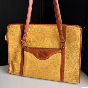 Dooney and Bourke awl Leather Palomino XL Tote Bag
